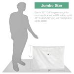 Bellamei Brew Bags Reusable 2 Pack 250 Micron Fine Mesh Bag for Fruit Cider Apple Grape Wine Press Drawstring Straining Brew in a Bag (2 pack-24"×32")