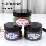 16 Pack 4oz Plastic Containers with Lids, Jars with Lids, Great for storing,lip balms, creams, ointments, cosmetics, samples