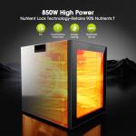 Food Dehydrator, 12 Stainless Steel Trays in 850W Dehydrator Machine, 48 Hour Digital Timer and 165°F Temperature Adjustable, Food Dryer for Jerky, Dog Treats, Meat, Fruit, Herbs