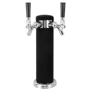 Dbgogo Kegerator Tower Insulator for Standard 3” Diameter Double Tap Draft Beer Tower, Stretchy Neoprene Beer Tower Cover to Minimize Condensation & Reduce Foam