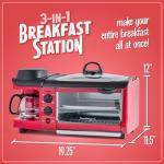 Nostalgia 3-in-1 Breakfast Station with Coffee Maker