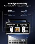 ICEVIVAL Commercial Ice Maker, 100Lbs/Day, 45 Cubes in 11 Mins, Under Counter Ice Maker with 33Lbs Storage, Self-Cleaning, Timer, Ice Maker Machine for Home/Bar/Cafe (Commercial Grade)