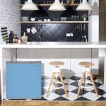 Frigidaire EFR115 Mini Refrigerator - Energy Saving - CFC Free - Slide Out Shelves - Ideal for for Dorm, Office, RV, Garage, Apartment - 1.6 Cubic Feet, Blue