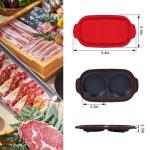 Microwave Egg Cooker, Portable Poacher/Fryer Egg, Egg Cooker for Breakfast Sandwiches Maker for 2 Eggs, for Kitchen, Travel, Gifts Dishwasher-Safe (red)