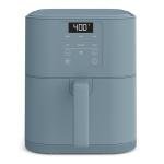 bella 6 Qt Slim Air Fryer, Fits-anywhere™ Kitchenware, EverGood™ Ceramic Nonstick Coating, Adjustable Temperature, 6 Preset Cooking Options, 60 Min Auto Shutoff w Audible Tone, 5lb Capacity, Surf