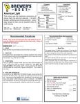 Brewer"s Best BIK-1018 American Light Homebrew Beer Ingredient Kit