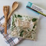 Lunchskins Ziptop Home Compostable & Resealable Freezer-Safe Food Storage Bags, Gallon Size, 30 Bags - Eco-Friendly, Made Without PFAS and BPAS