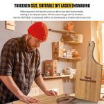 Lounsweer 6 Pcs Thicken Cutting Board Bulk Wood Board for Chopping Serving Charcuterie Material for Laser Engraving Mother' Day Wedding Housewarming Gift(Acacia)