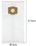 Vacurama Premium Tear-Resistant Cloth Central Vacuum Bags - Compatible For Beam, Electrolux, Eureka, Kenmore, Husky, Mastercraft, White Westinghouse, Nutone Broan, Nilfisk, Etc. Type CV-1 (3 Pack)
