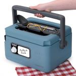 Presto 06017 8-Quart Nomad Traveling Slow Cooker, Blue