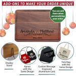 Personalized Cutting Board for Christmas 2025 Gifts, Custom Engraved Wood Cutting Board for Housewarming, Anniversary, New Home, Wedding, Engagement, Christmas Good Gift Idea for Couple, Parent, Women