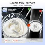 Consciot 4-in-1 Immersion Blender Handheld Max 1100W, Corded Stick Emulsifier with Entire Stainless Steel Blender Shaft, Trigger Speed Control, For Blending, Beating, Frothing, Mixing & More, Non-BPA