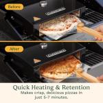 Cuisinart Grill Top Pizza Oven Kit, Black