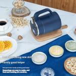 Grain Mill Household Small Grinder Powder Machine for Dry Spices Herbs Grain Coffee Rice Pepper 304 Stainless Steel Blade Multifunctional Grinding Machine