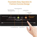 Updated Vacuum Sealer Machine (2025), MEGAWISE Food Sealer w/Starter Kit, Dry & Moist Food Modes, Compact Design with 10 Vacuum Bags & Built-in Cutter