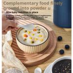 Grain Mill Household Small Grinder Powder Machine for Dry Spices Herbs Grain Coffee Rice Pepper 304 Stainless Steel Blade Multifunctional Grinding Machine