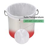 4 Pack 22" x 26" Brew Bags Extra Large Reusable 250 Micron Fine Mesh Bag for Fruit Cider Apple Grape Wine Press Drawstring Straining Brew in a Bag