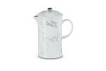 Le Creuset Stoneware 34 oz. French Press, Marble Collection
