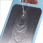 FBERS Double-Sided Cutting Board 304 Stainless Steel Cutting Board and Wheat Straw Chopping Board for Kitchen 13.78 X 9.84 Inch for Fruit, Vegetables, Meat 1 Piece (Blue)