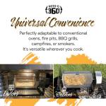 ROTO-Q 360 Rotisserie Tumble Basket: Elevate Your Grilling Game! Perfect for Chicken Wings, Coffee Beans, and More (Compatible Only with ROTOQ360 Rotisserie)