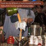 eFond Cheese Cloths, 10-Pack, 20x20Inch Squares with Hemmed Edges, Grade 100 Ultra Fine Reusable Cheesecloth for Straining, Unbleached Cotton Muslin Cloths for Cooking, Nut Milk, Butter & Baking