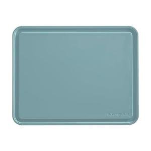KitchenAid Classic Plastic Cutting Board with Perimeter Trench and Non Slip Edges, Dishwasher Safe, 11 inch x 14 inch, Blue