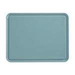 KitchenAid Classic Plastic Cutting Board with Perimeter Trench and Non Slip Edges, Dishwasher Safe, 11 inch x 14 inch, Blue