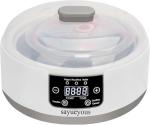 Genuine Sayueyous Yogurt Maker with Adjust Temp(32°C-45°C/90°F-113°F)&Time(1-99h) and PP Lid,Celsius Increment,Hour Countdown,LED Display,304 Stainless Steel Inner Bowl (1.2L)