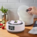 Genuine Sayueyous Yogurt Maker with Adjust Temp(32°C-45°C/90°F-113°F)&Time(1-99h) and PP Lid,Celsius Increment,Hour Countdown,LED Display,304 Stainless Steel Inner Bowl (1.2L)