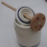 Butter churn (Wooden Dasher Oak round)