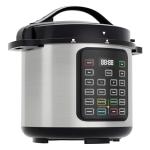 DUMOS 16-in-1 Electric Pressure Cooker 8 QT Stainless Steel Multi Cooker Electric for Pressure, Rice, Steamer, Yogurt Maker, Slow Cook, Black