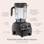 Vitamix Explorian Blender, Professional-Grade, 64 oz. Low-Profile Container, Black - 65542 (Renewed Premium)