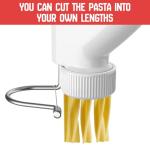 Gourmet Pasta Press Attachment for KitchenAid Stand Mixers, Pasta Press for KitchenAid Mixer with 7 Interchangeable Pasta Plates, Pasta Extruder Attachment by InnoMoon