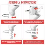 Gourmet Pasta Press Attachment for KitchenAid Stand Mixers, Pasta Press for KitchenAid Mixer with 7 Interchangeable Pasta Plates, Pasta Extruder Attachment by InnoMoon