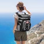 Maelstrom Backpack Cooler,Soft Lightweight Leakproof Cooler Backpack,35 Can Insulated Cooler Bag,Keeps 35 Cans Hot/Cold for Up to 16 Hours,Waterproof Lunch Bag for Men Women-Black