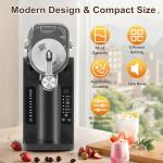 Danrelax Slushie Machine, 88 Oz Slushy for Home, LED Display, Auto-Clean, No Ice Needed, 6 Preset Programs, Frozen Drink Maker for Margaritas, Smoothies, Frappés, Milkshakes & Juices, Quiet Operation