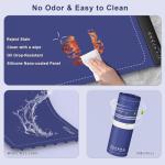 Warming Mat for Food,Warming Trays with 4 Temperature Levels 10 Seconds Heating Tech，Silicone Electric Warmer for Parties Buffet,Dining and Hosting