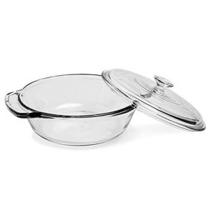 Anchor Hocking 2 Quart Clear Glass Casserole