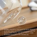 ymoxyi double wall glass coffee mugs 15.2oz glass mugs with handles cappuccino cup coffee mugs set of 4 coffee cups