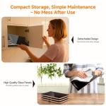 FEPPO Electric Warming Tray, 4-in-1 Food Warmers for Parties Buffet with 10 Temp Settings and Timer, 33"x15" Glass Surface Warming Mat for Food, Modular Buffet Hot Plates for Catering and Gatherings