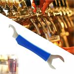 DOMUEN Beer Faucet Wrench Heavy Duty Beer Tap Faucet Wrench for Draft with Hex Nut Keg Spanner for Draft Coupler Kegerator