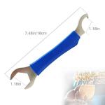 DOMUEN Beer Faucet Wrench Heavy Duty Beer Tap Faucet Wrench for Draft with Hex Nut Keg Spanner for Draft Coupler Kegerator