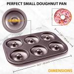 Donut Pan by Dohnuts - Premium 6 Cup Non-Stick Mini Doughnut and Bagel maker – for Healthier Homemade Baked Cakes