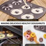 Donut Pan by Dohnuts - Premium 6 Cup Non-Stick Mini Doughnut and Bagel maker – for Healthier Homemade Baked Cakes