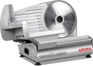 TOOGOOD Electric Meat Slicer Machine for Home - Deli Food Slicer with 7.5" Stainless Steel Blade, Adjustable Thickness for Home Use, Easy to Clean, Cuts Meat, Ham,Hard Cheese (Sliver)