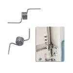 Generic French Door Refrigerator Spring, 2 Pack, Heavy Duty Steel, 1-1/8" Long, Direct Replacement, 16-20 Cubic Feet