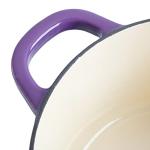 Crock-Pot Artisan Round Enameled Cast Iron Dutch Oven, 7-Quart, Lavender Purple