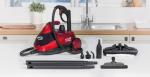 Ewbank Dynamo Steam Cleaner for Chemical-Free Cleaning, Multipurpose with Attachments, Portable, Multi-surface, For Carpets, Tiles, Bathrooms, Floors, and More, Red, SC1000