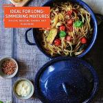 6-Quart Blue Enamel Stock Pot with Lid