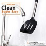 8-Piece Silicone Cooking Utensil Set with Stainless Steel Handles